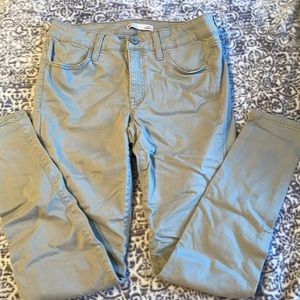 beige/tan stretchy skinny pants size 9